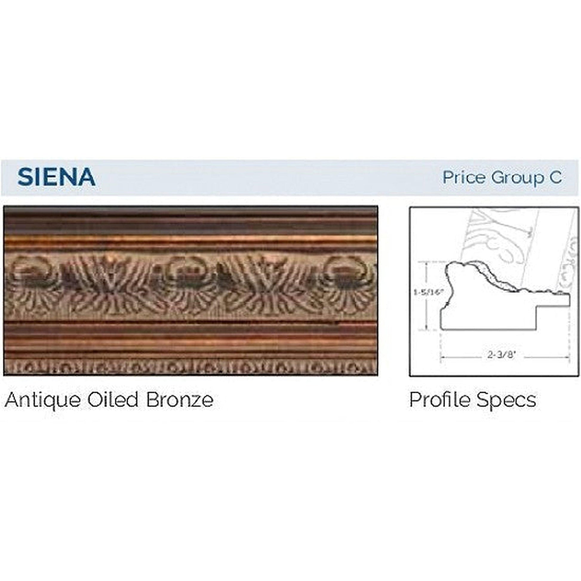 Afina Signature 17" x 30" Siena Antique Oiled Bronze Recessed Reversible Hinged Single Door Medicine Cabinet With Beveled Edge Mirror