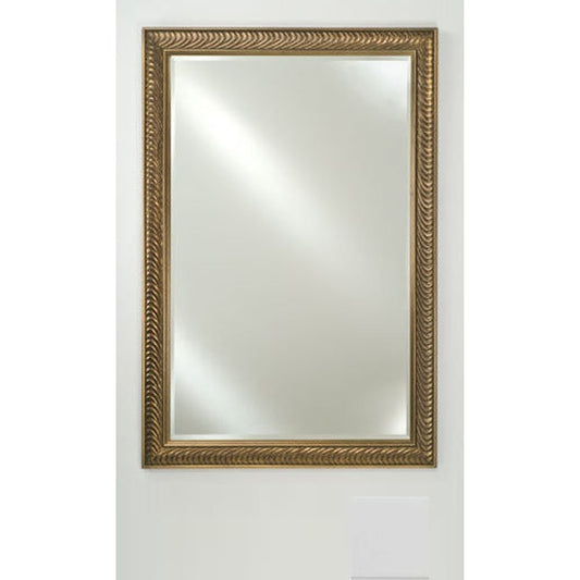 Afina Signature 20" x 26" Arlington White Framed Mirror With Beveled Edge