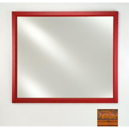 Afina Signature 20" x 26" Parliament Mahogany Framed Mirror With Plain Edge