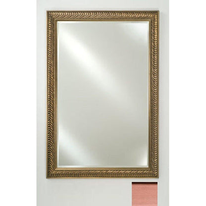 Afina Signature 20" x 26" Soho Brushed Bronze Framed Mirror With Beveled Edge