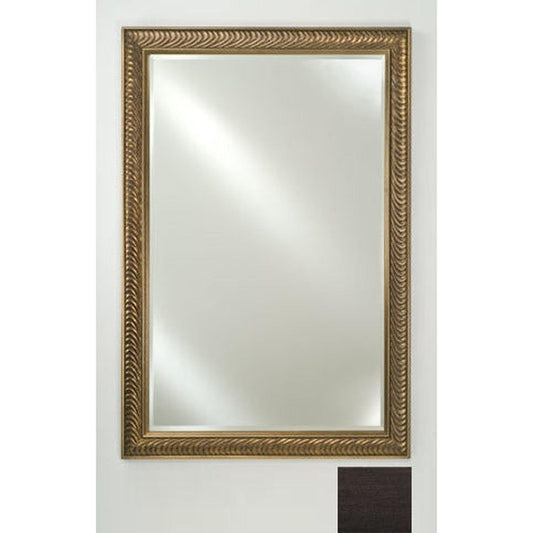 Afina Signature 20" x 26" Tribeca Espresso Framed Mirror With Beveled Edge