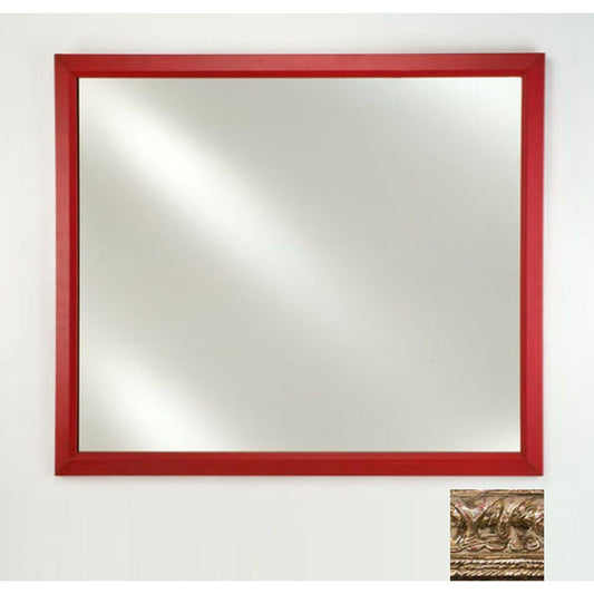 Afina Signature 20" x 26" Tuscany Antique Silver Framed Mirror With Plain Edge
