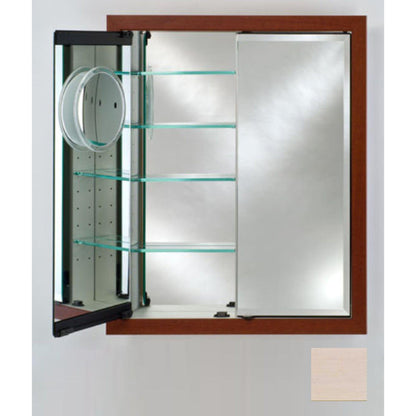 Afina Signature 31" x 36" Arlington Pickled Recessed Double Door Medicine Cabinet With Beveled Edge Mirror