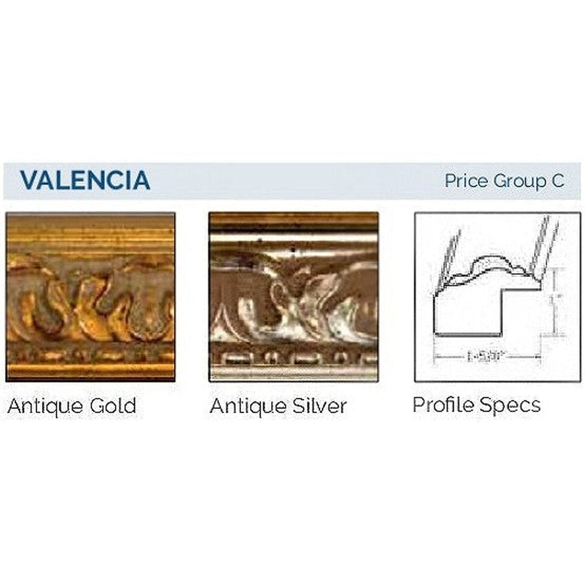 Afina Signature 38" x 30" Valencia Antique Gold Recessed Triple Door Medicine Cabinet With Beveled Edge Mirror