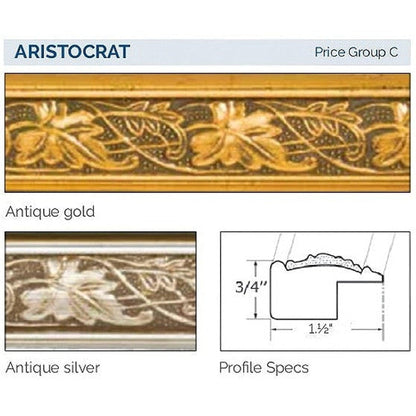 Afina Signature 58" x 30" Aristocrat Antique Gold Recessed Four Door Medicine Cabinet With Beveled Edge Mirror