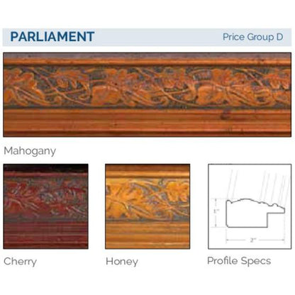 Afina Signature 63" x 36" Parliament Mahogany Recessed Four Door Medicine Cabinet With Beveled Edge Mirror