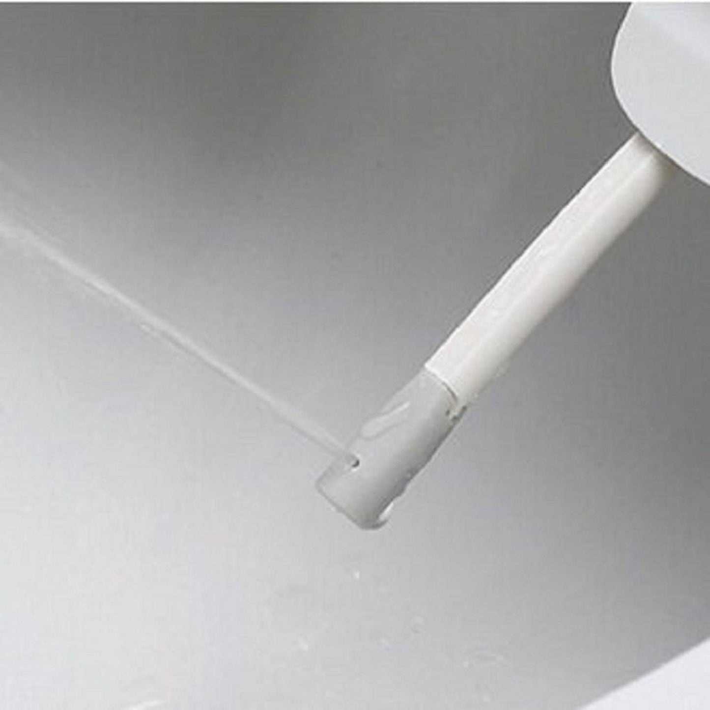 Aim to Wash! 20" Elongated White Electric Smart Bidet Toilet Seat With Knob Control Operation