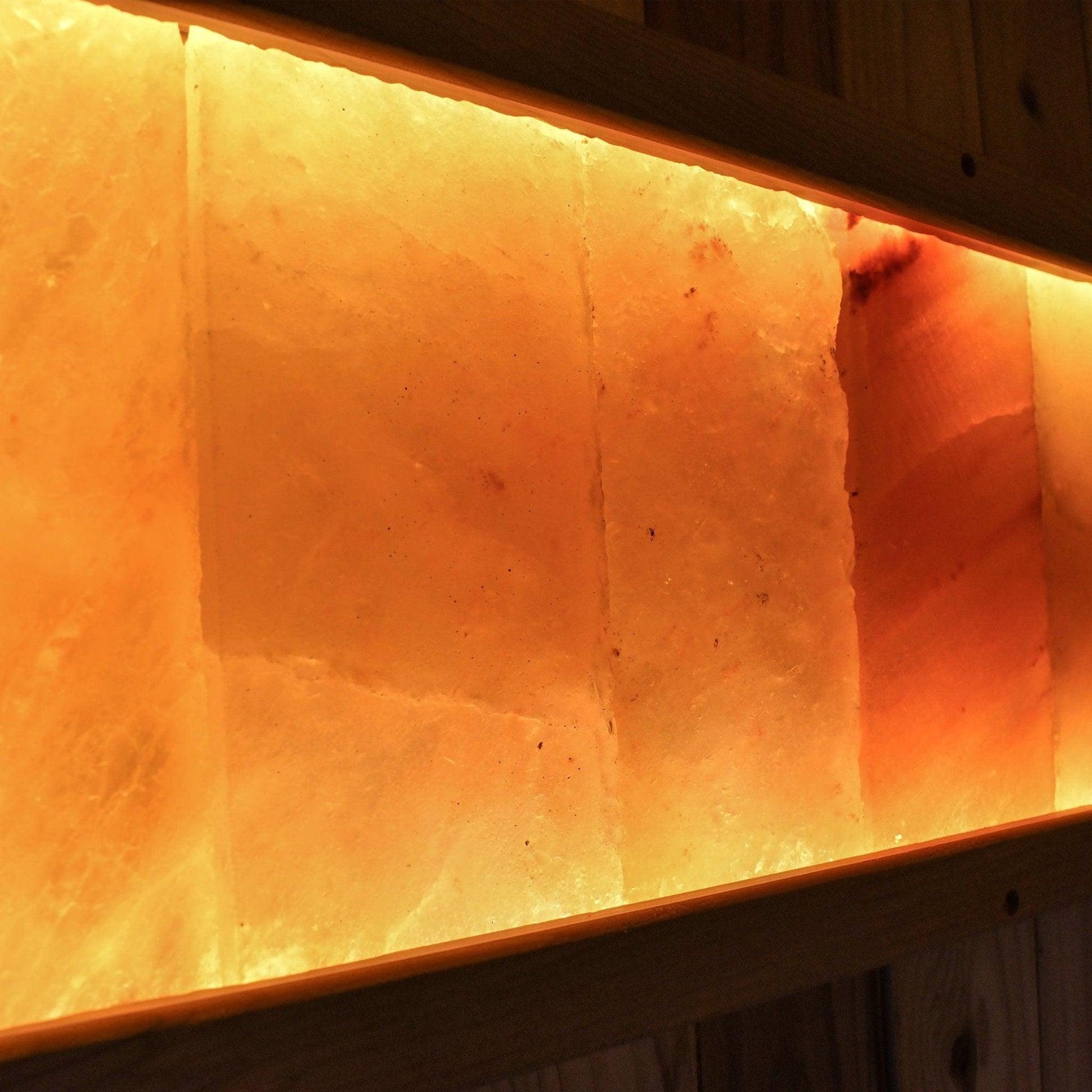 Aleko 62" Himalayan Pink Crystal Sauna Salt Brick Wall Panel