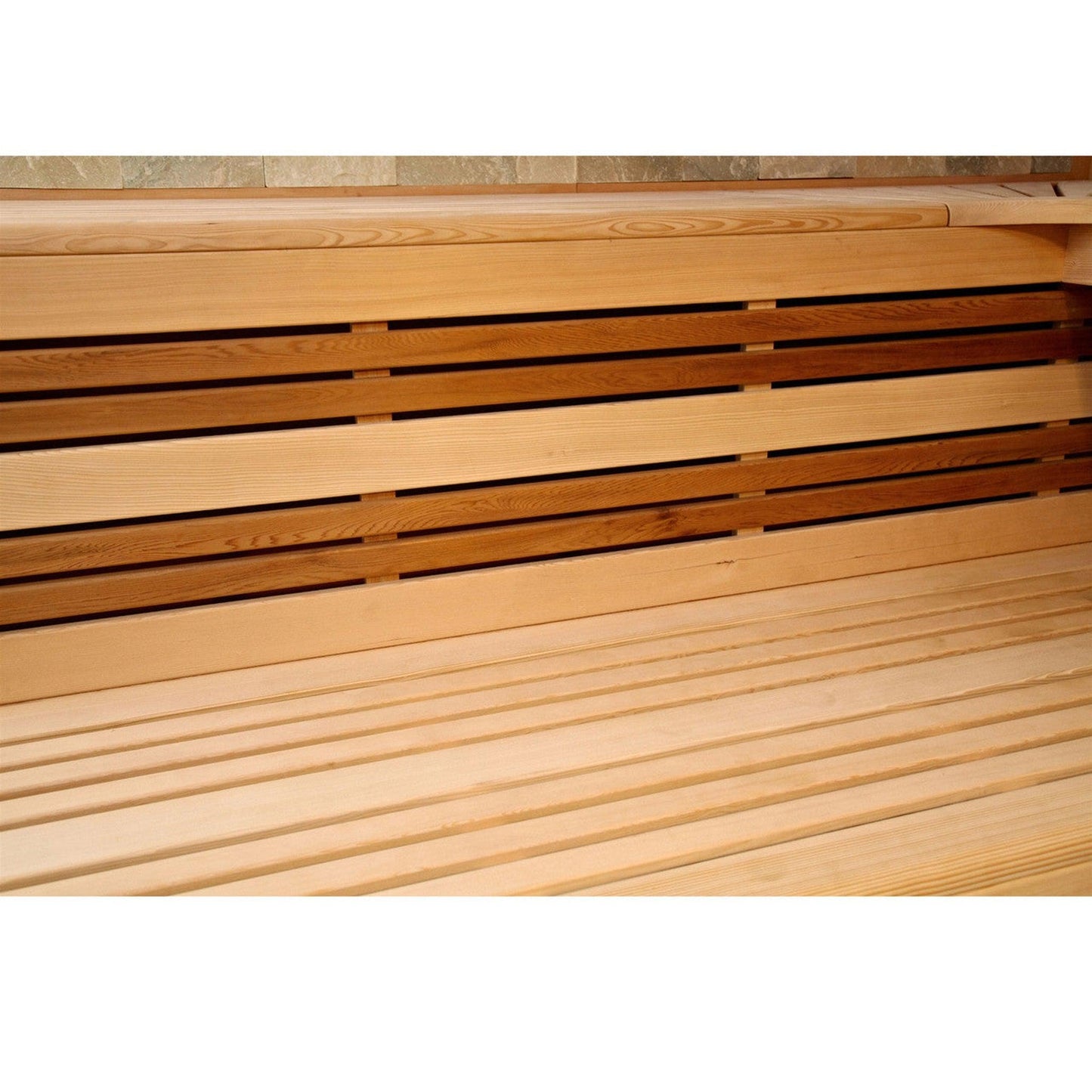 Aleko Canadian Hemlock 6-Person Indoor Wet Dry Steam Sauna With 6 kW ETL Certified Heater