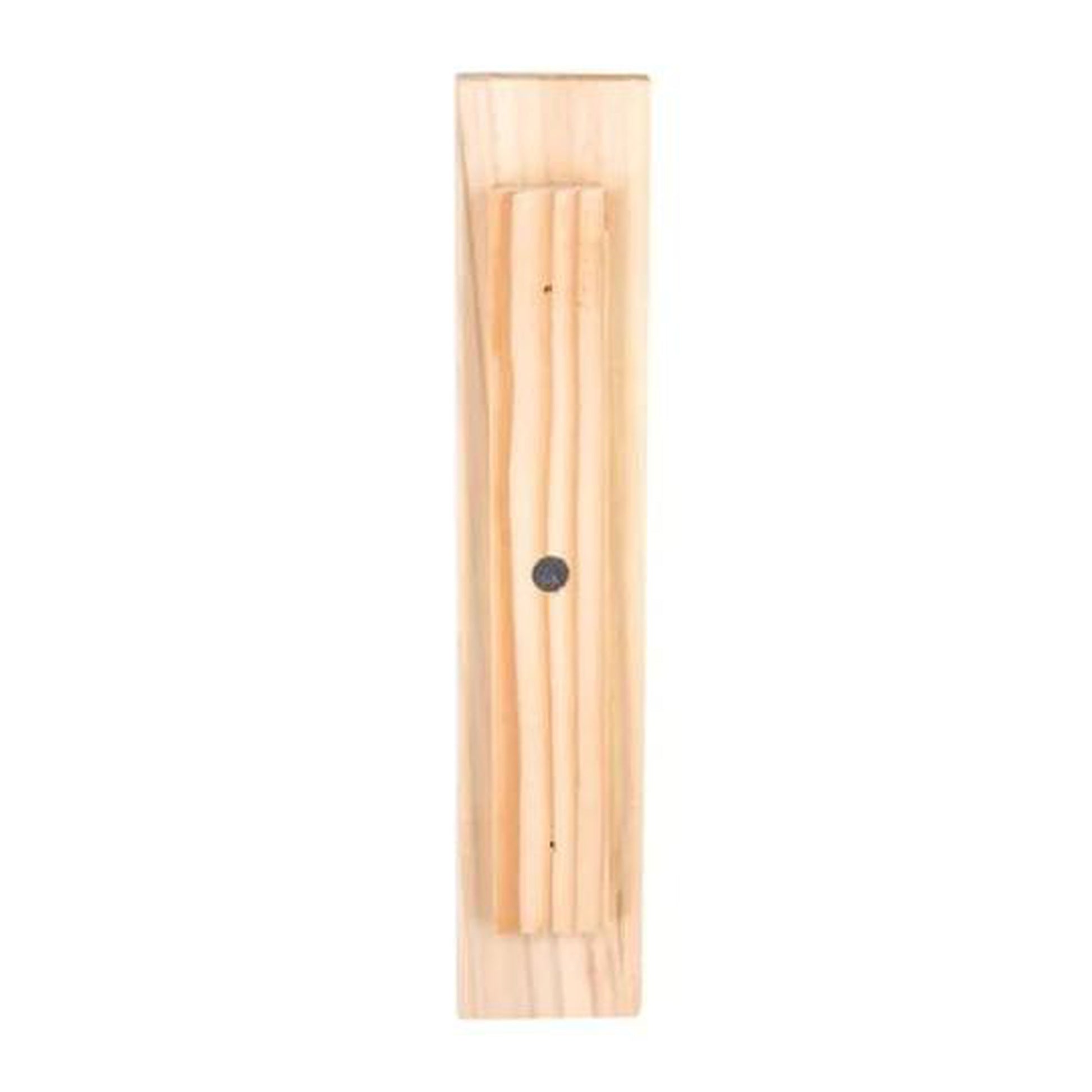 Aleko Pine Wall-Mounted 15 Minute Pink Rectangle Corner Sauna Rotating Sand Timer Accessory