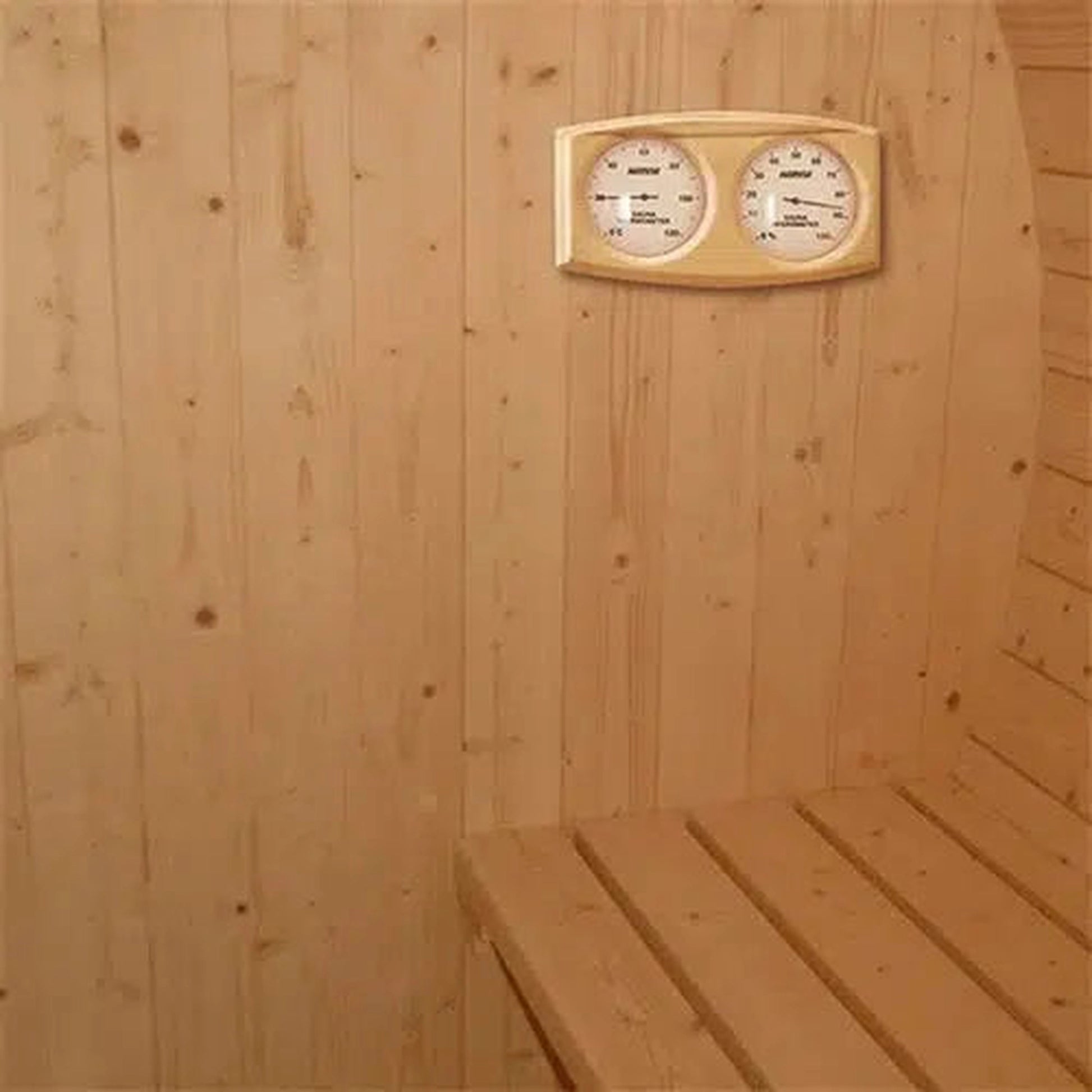 Aleko White Pine Barrel 5 Person Indoor/Outdoor Wet Dry Sauna With 4.5 kW ETL Certified Electric Sauna Heater