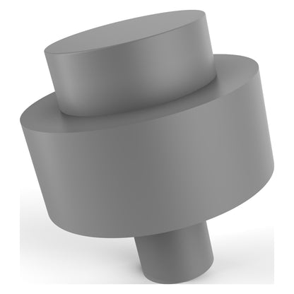 Allied Brass 101 1.5" Matte Gray Solid Brass Cabinet Knob