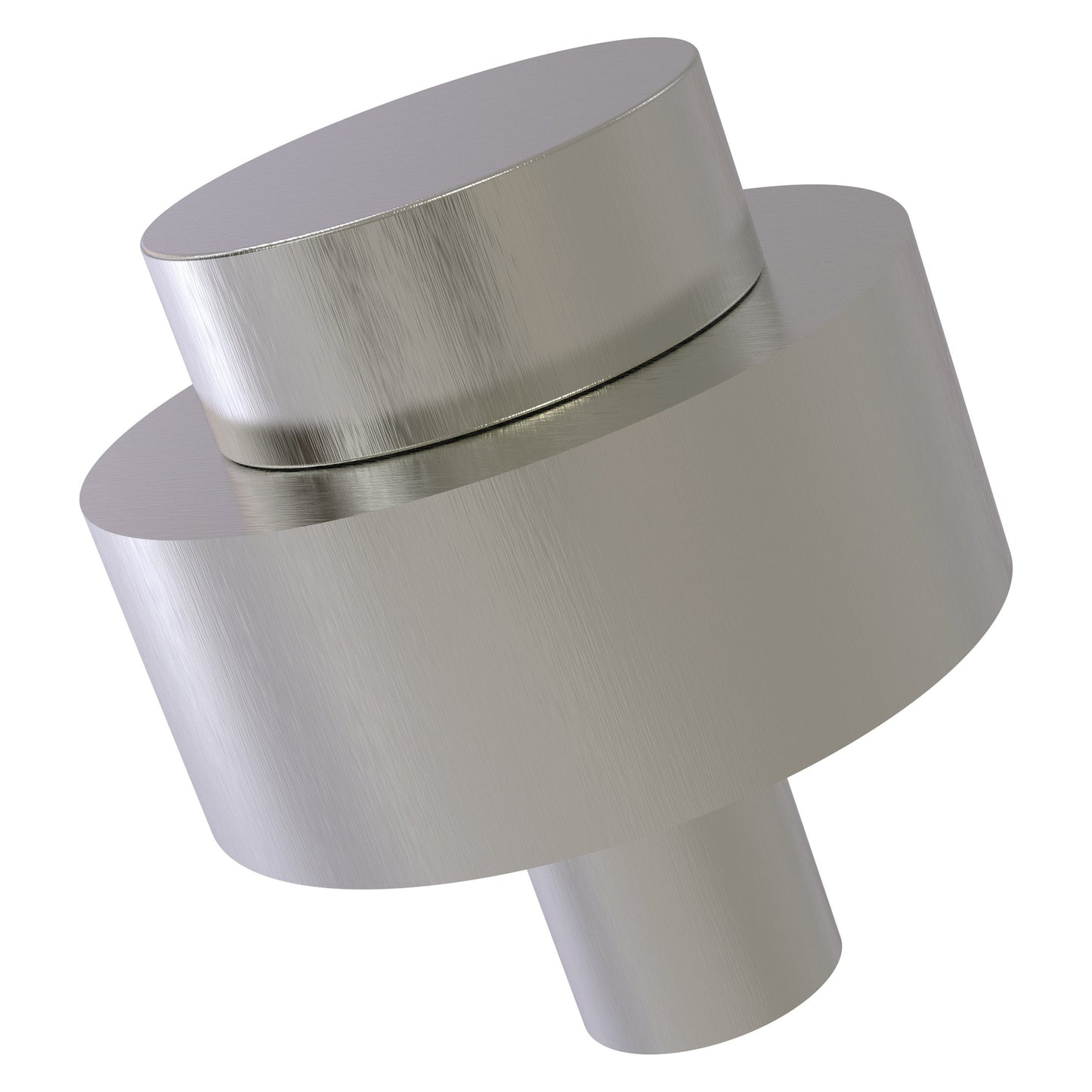 Allied Brass 101 1.5" Satin Nickel Solid Brass Cabinet Knob