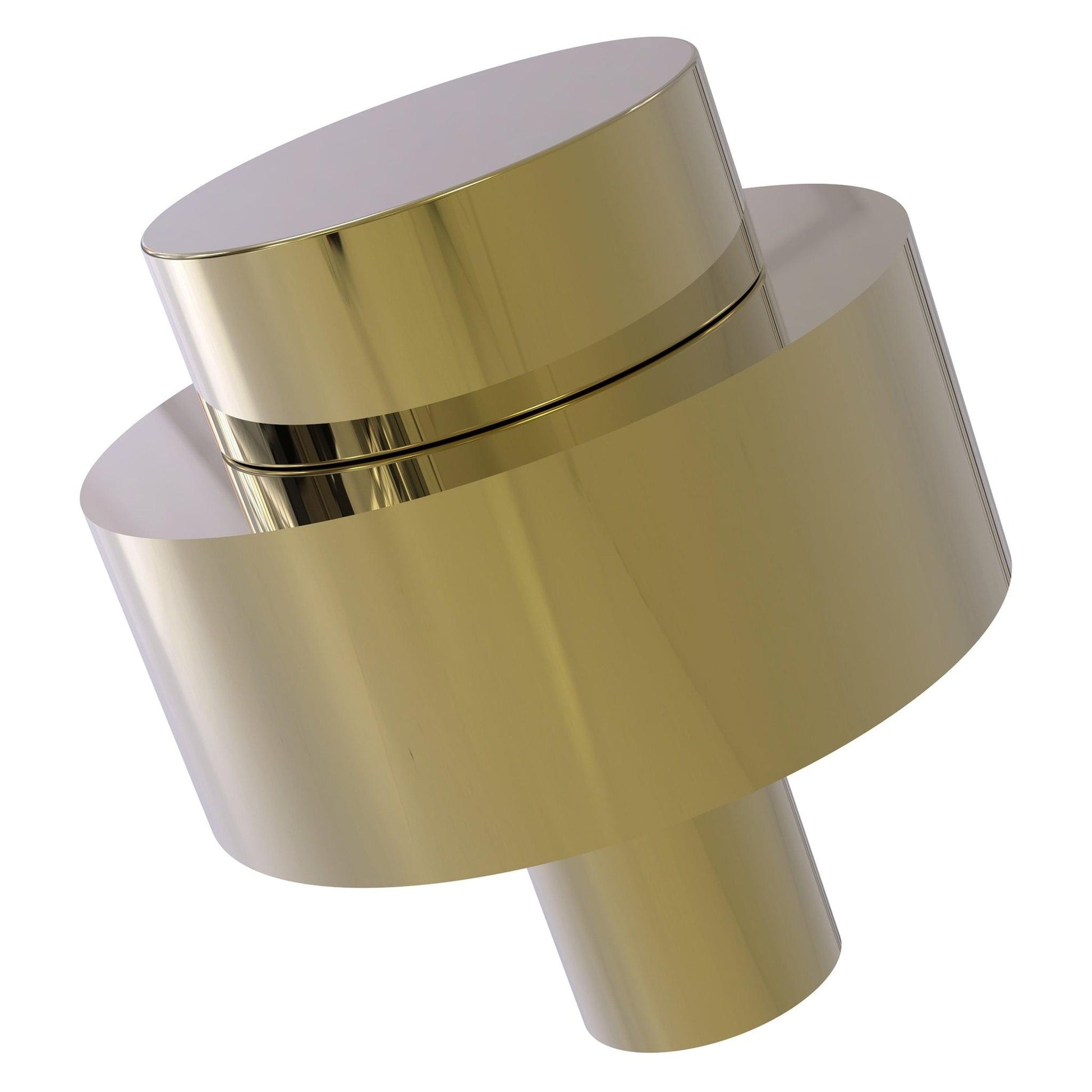 Allied Brass 101 1.5" Unlacquered Brass Solid Brass Cabinet Knob