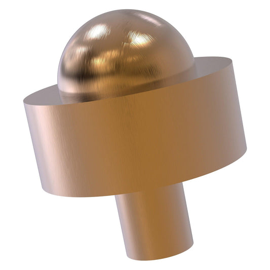 Allied Brass 101A 1.5" Brushed Bronze Solid Brass Cabinet Knob