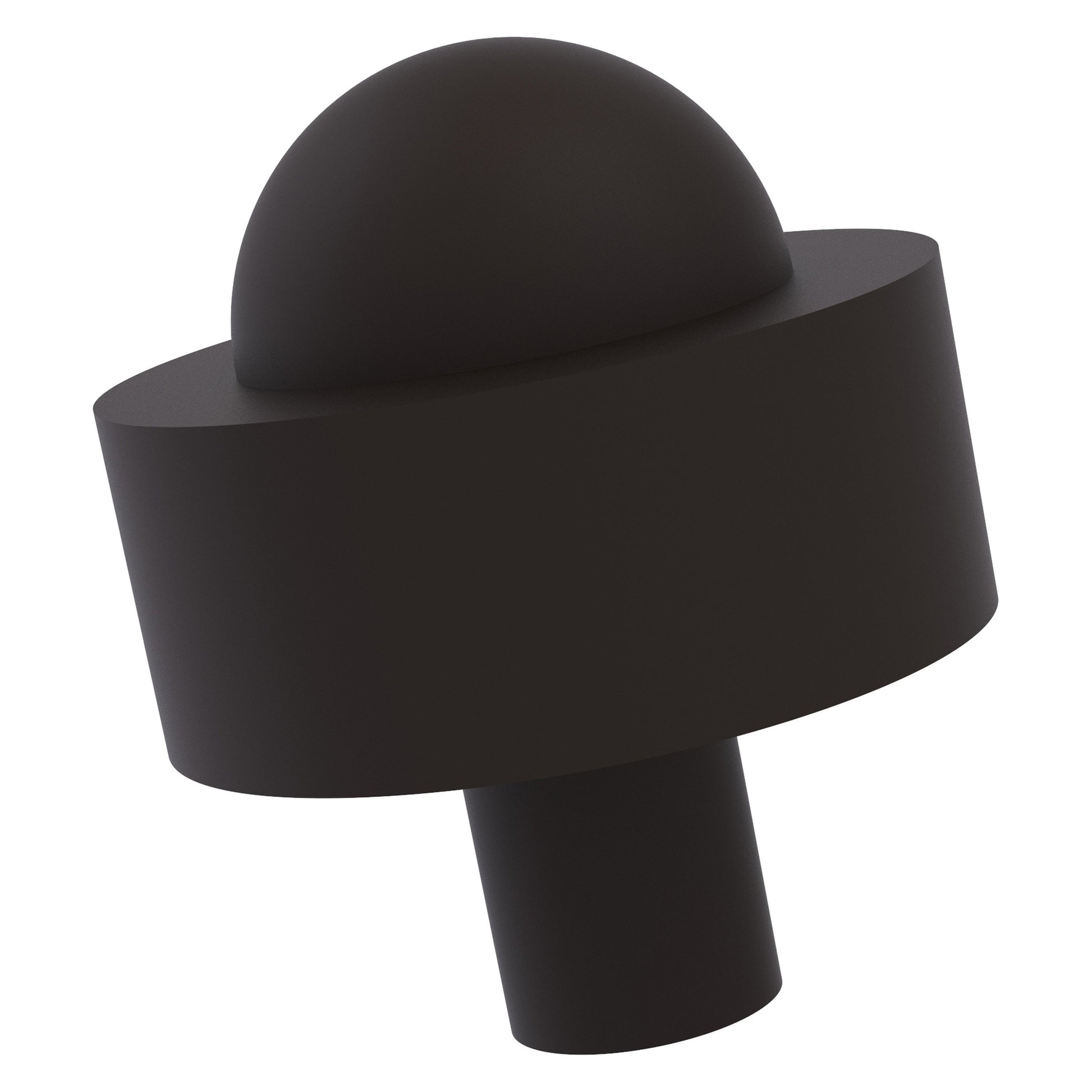 Allied Brass 101A 1.5" Oil Rubbed Bronze Solid Brass Cabinet Knob