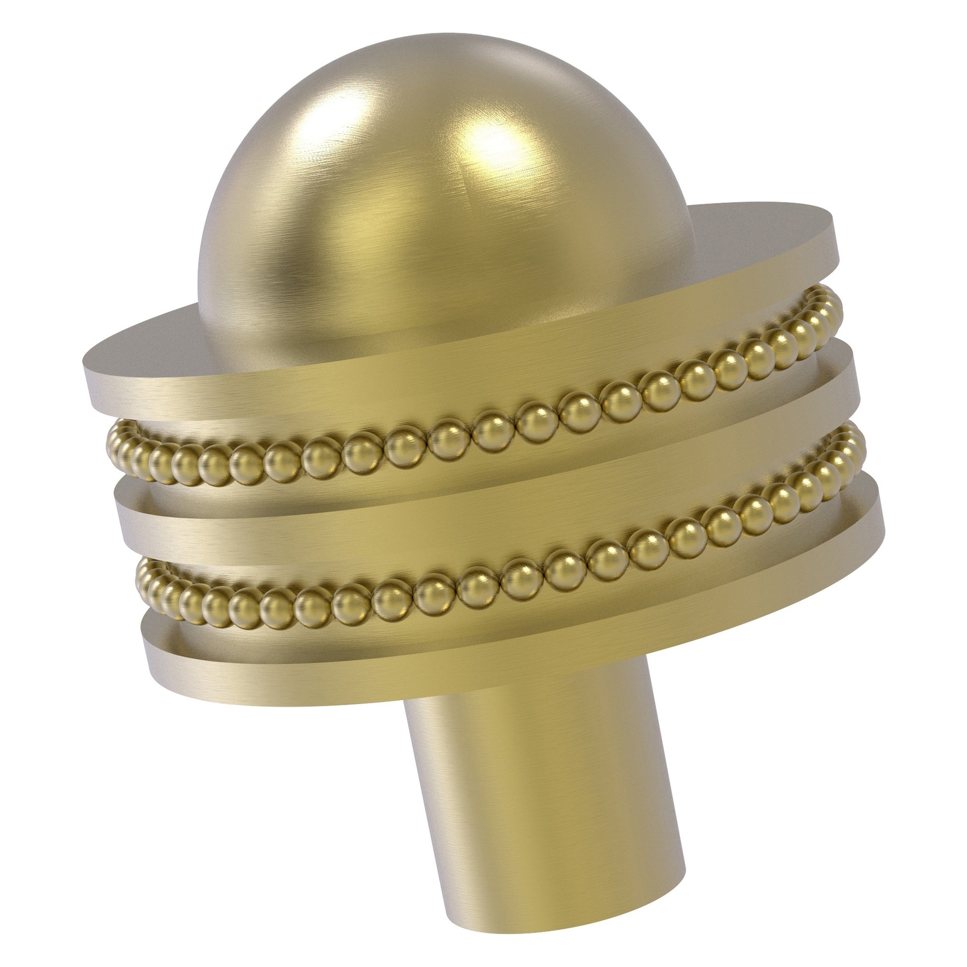 Allied Brass 101AD 1.5" Satin Brass Solid Brass Cabinet Knob