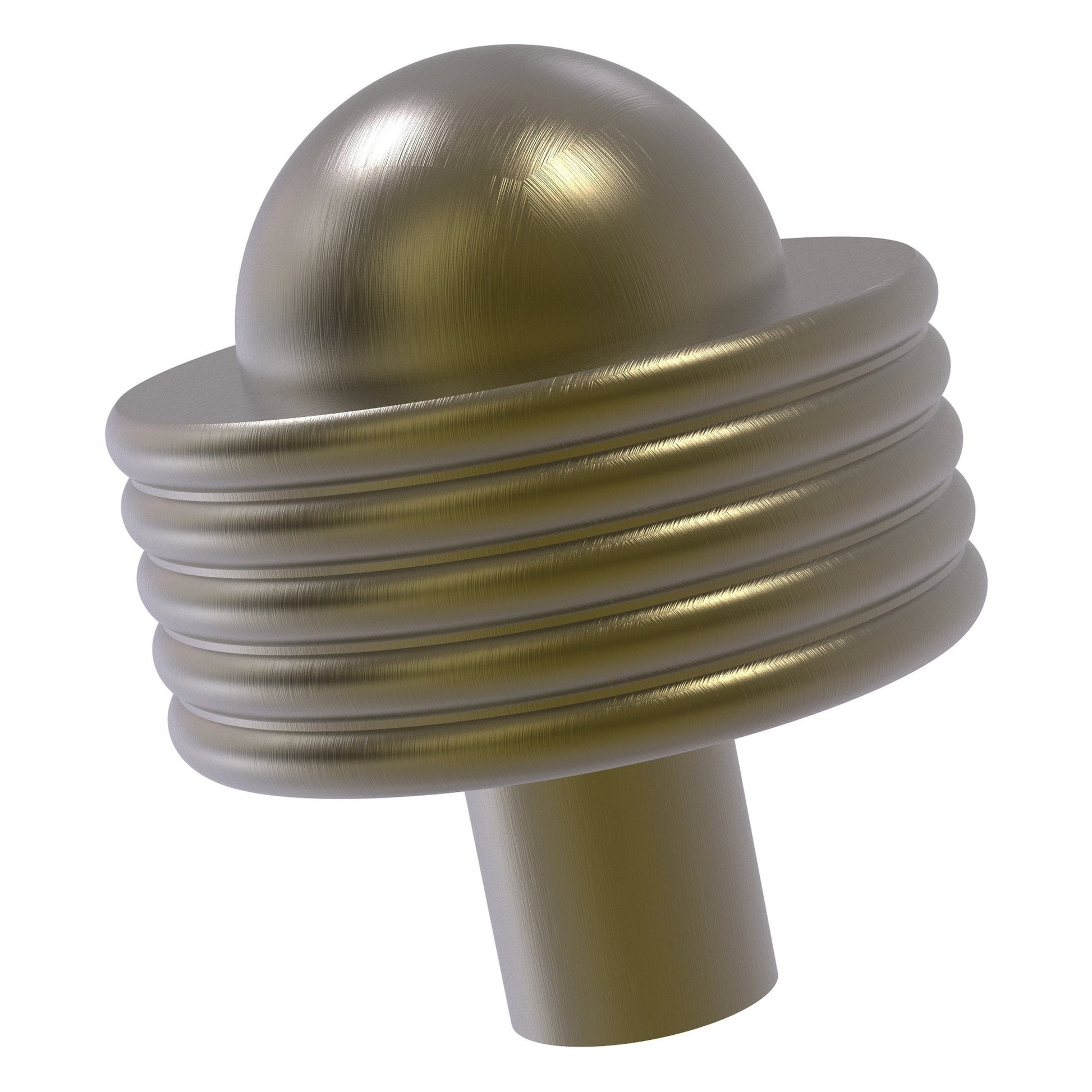 Allied Brass 101AG 1.5" Antique Brass Solid Brass Cabinet Knob