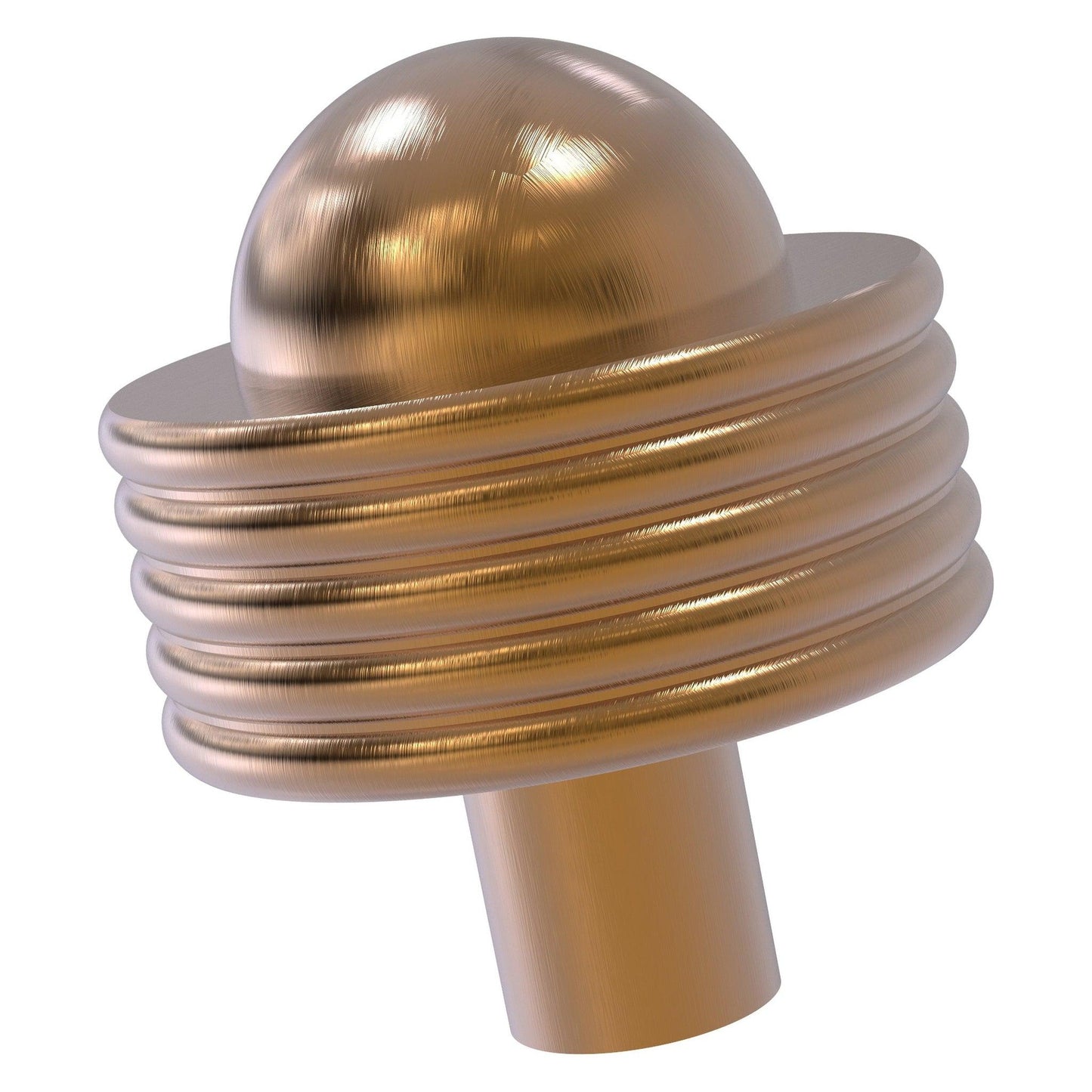 Allied Brass 101AG 1.5" Brushed Bronze Solid Brass Cabinet Knob