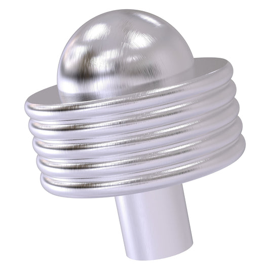 Allied Brass 101AG 1.5" Satin Chrome Solid Brass Cabinet Knob