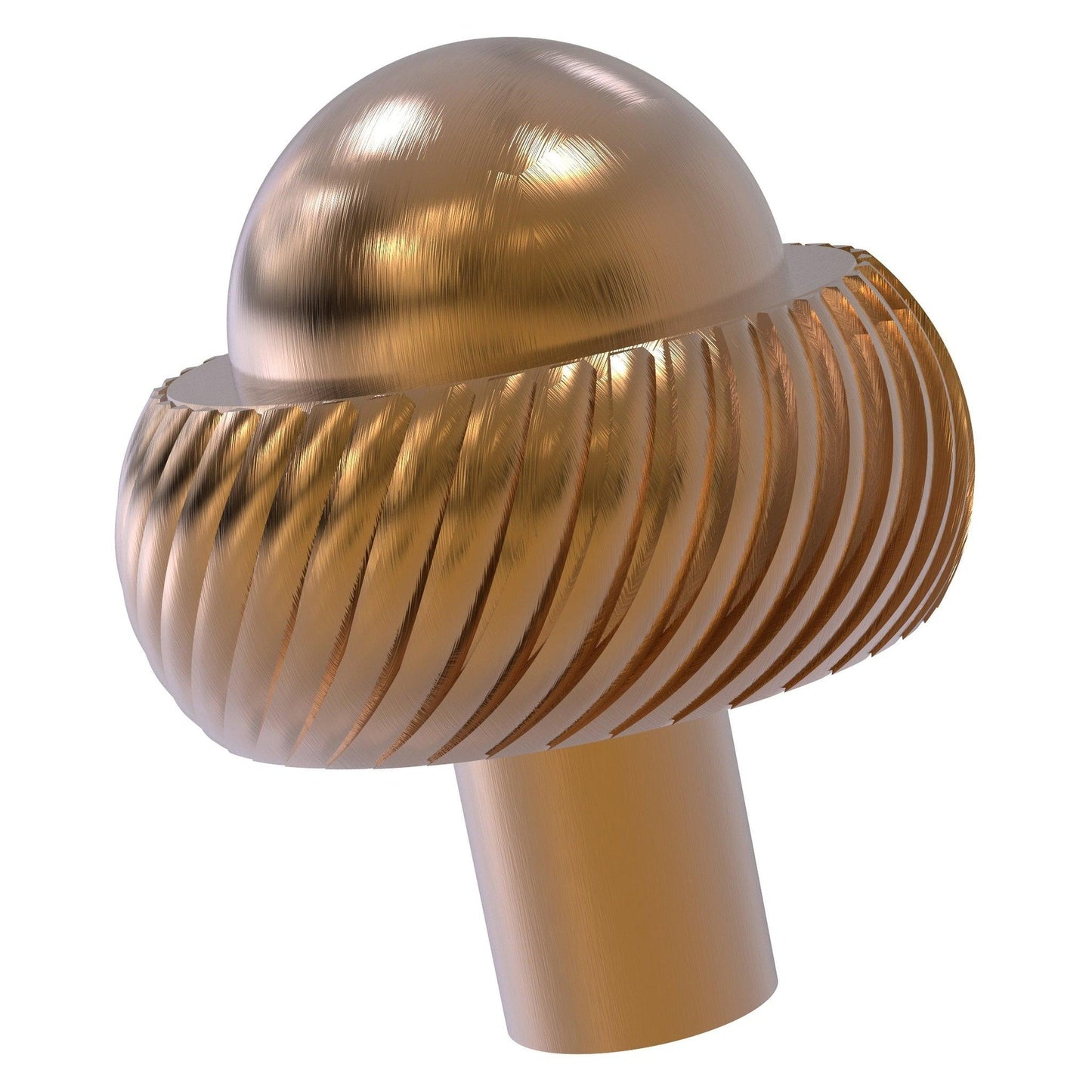 Allied Brass 101AT 1.5" Brushed Bronze Solid Brass Cabinet Knob