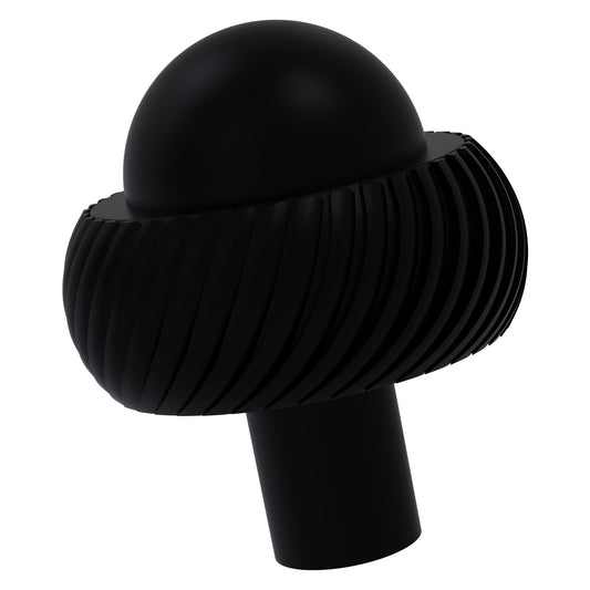 Allied Brass 101AT 1.5" Matte Black Solid Brass Cabinet Knob