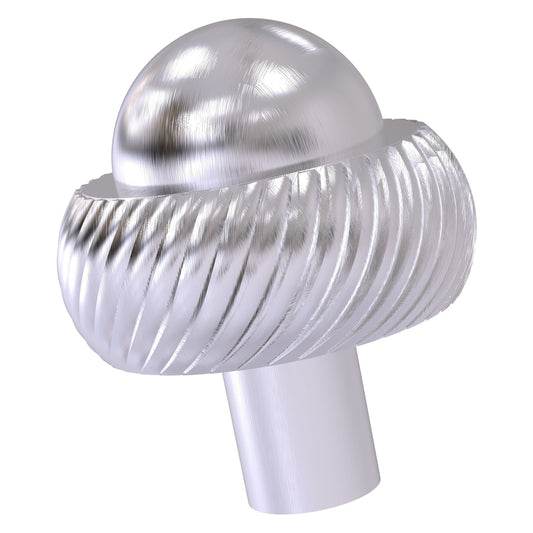 Allied Brass 101AT 1.5" Satin Chrome Solid Brass Cabinet Knob