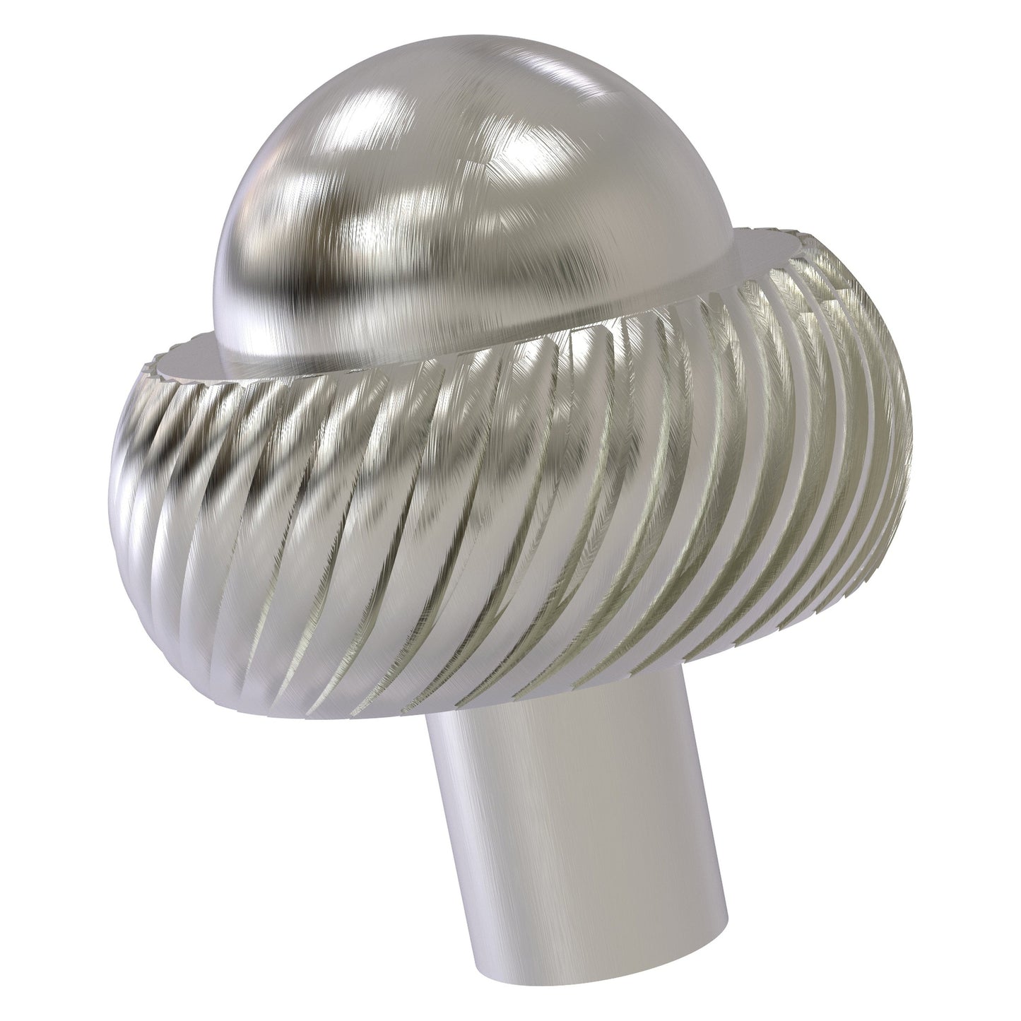 Allied Brass 101AT 1.5" Satin Nickel Solid Brass Cabinet Knob