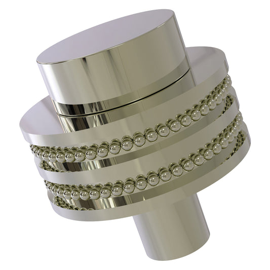 Allied Brass 101D 1.5" Polished Nickel Solid Brass Cabinet Knob