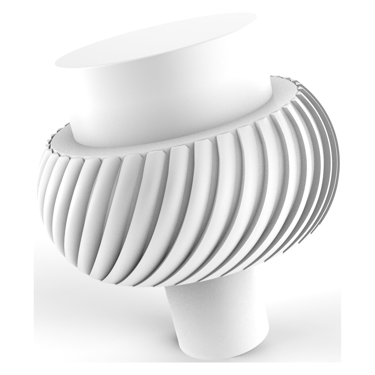 Allied Brass 101T 1.5" Matte White Solid Brass Cabinet Knob