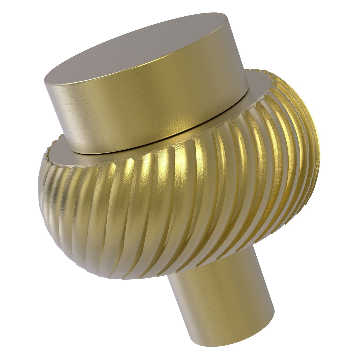 Allied Brass 101T 1.5" Satin Brass Solid Brass Cabinet Knob