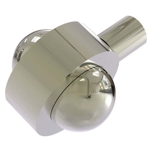 Allied Brass 102A 1.5" Polished Nickel Solid Brass Cabinet Knob