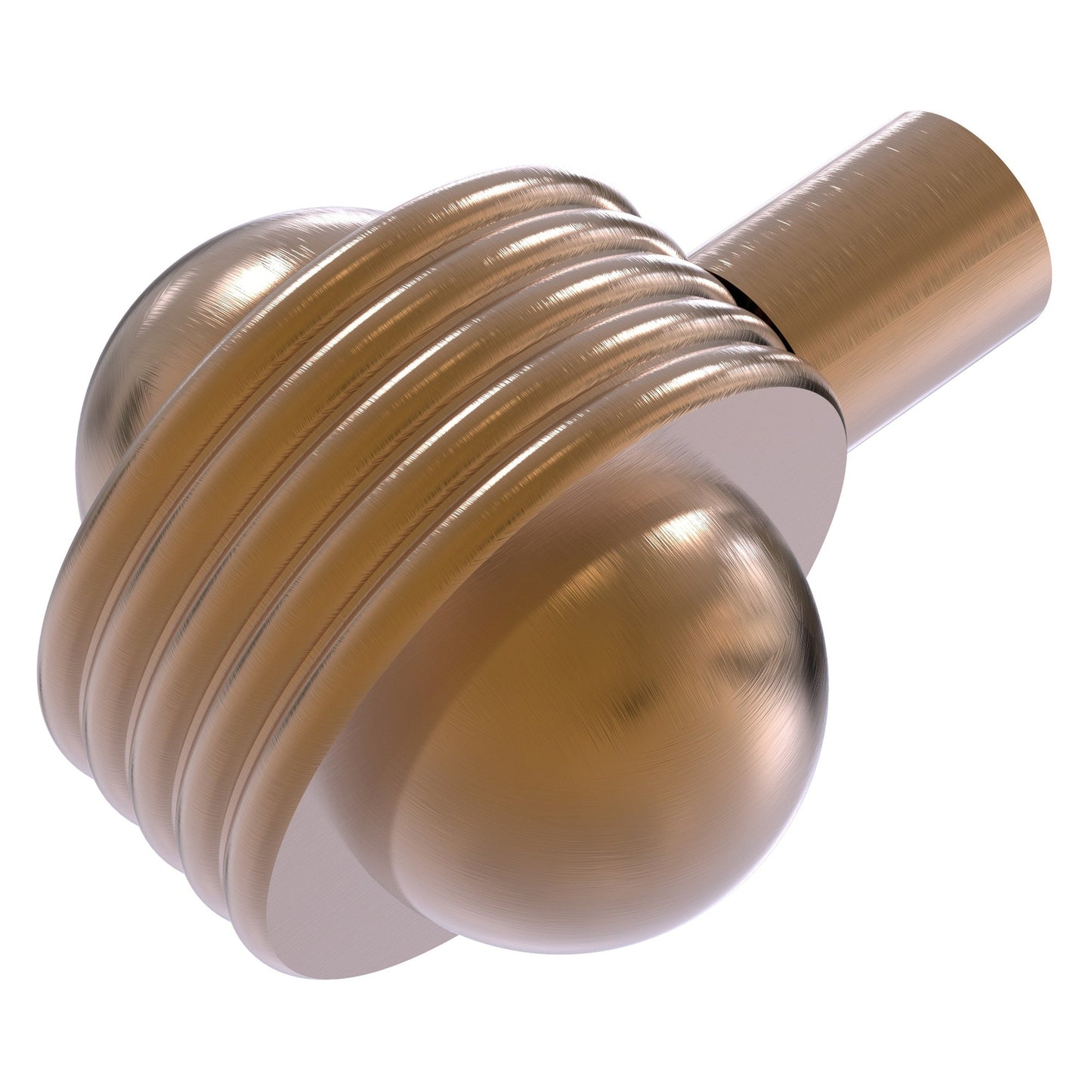 Allied Brass 102AG 1.5" Brushed Bronze Solid Brass Cabinet Knob