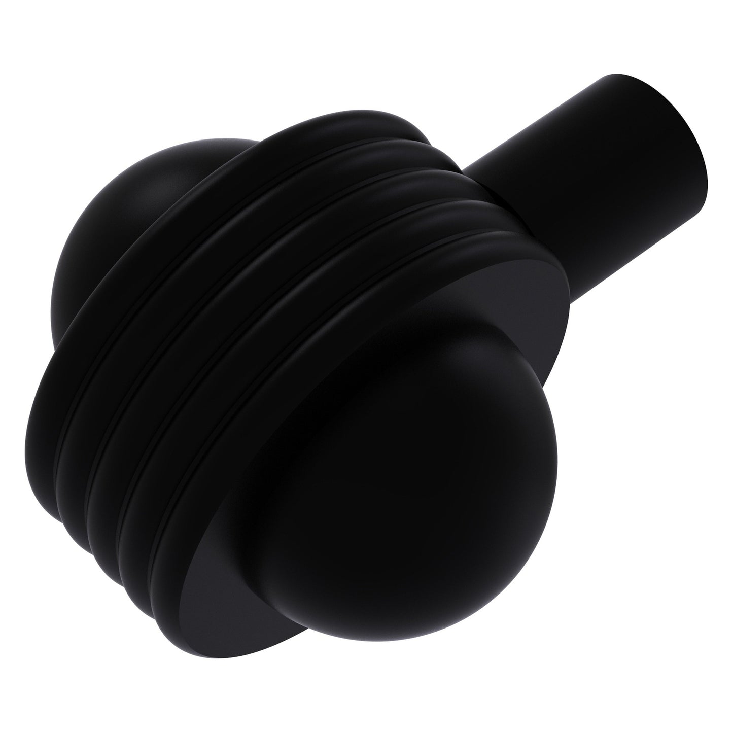 Allied Brass 102AG 1.5" Matte Black Solid Brass Cabinet Knob