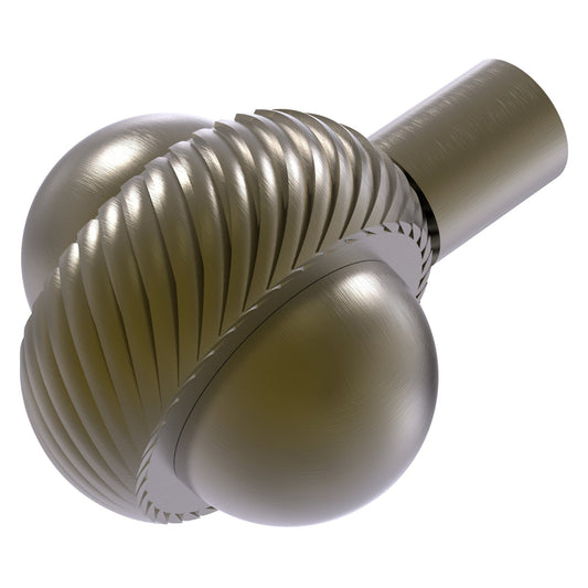 Allied Brass 102AT 1.5" Antique Brass Solid Brass Cabinet Knob