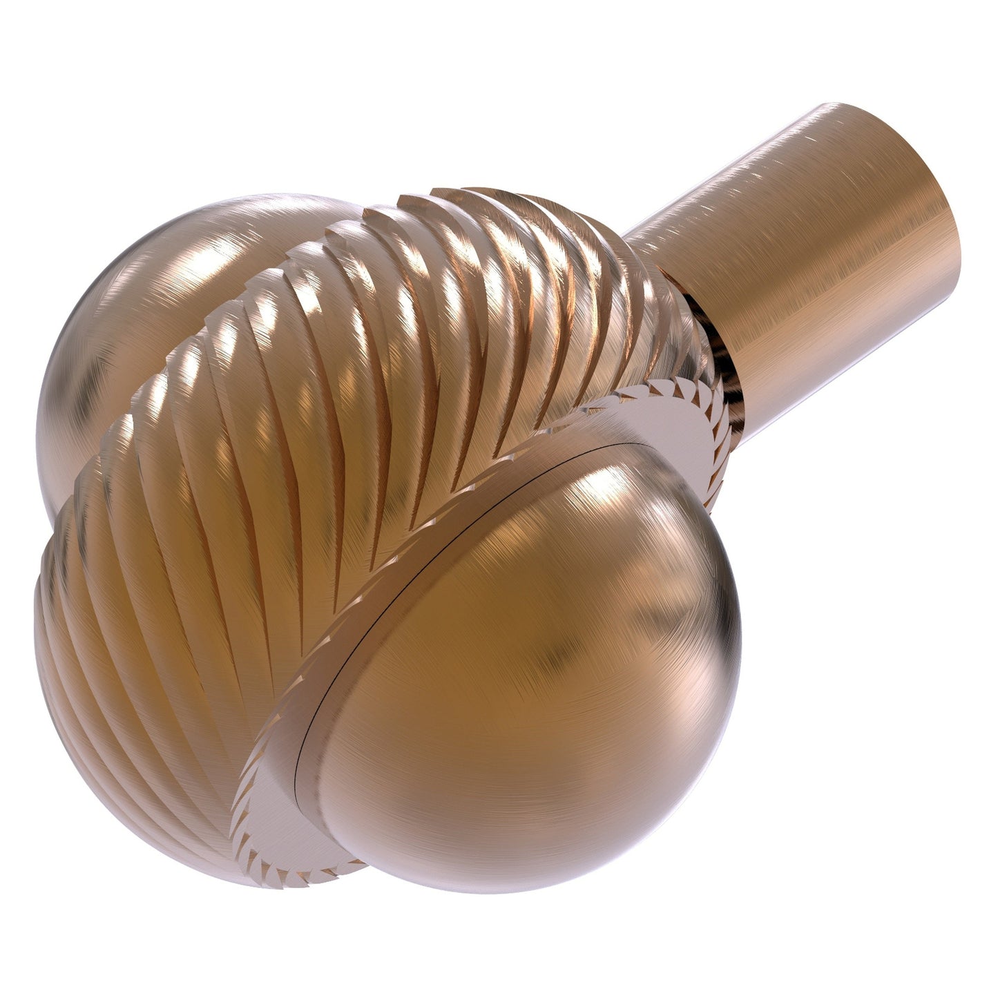 Allied Brass 102AT 1.5" Brushed Bronze Solid Brass Cabinet Knob
