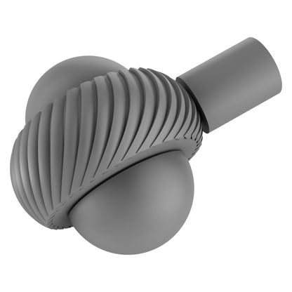 Allied Brass 102AT 1.5" Matte Gray Solid Brass Cabinet Knob