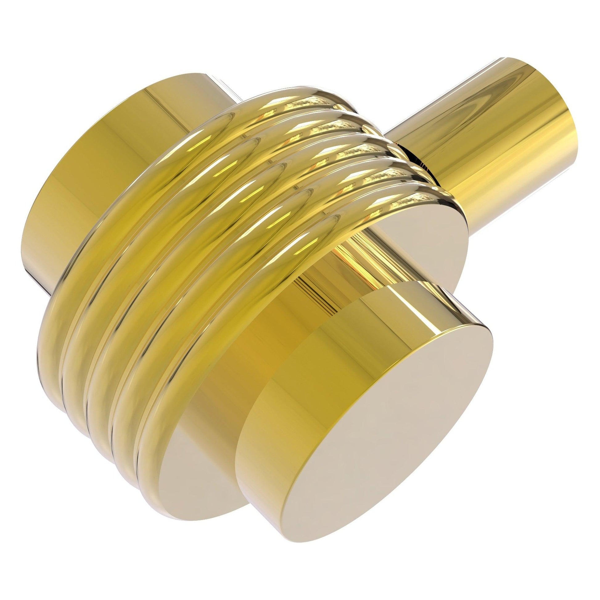 Allied Brass 102G 1.5" Polished Brass Solid Brass Cabinet Knob