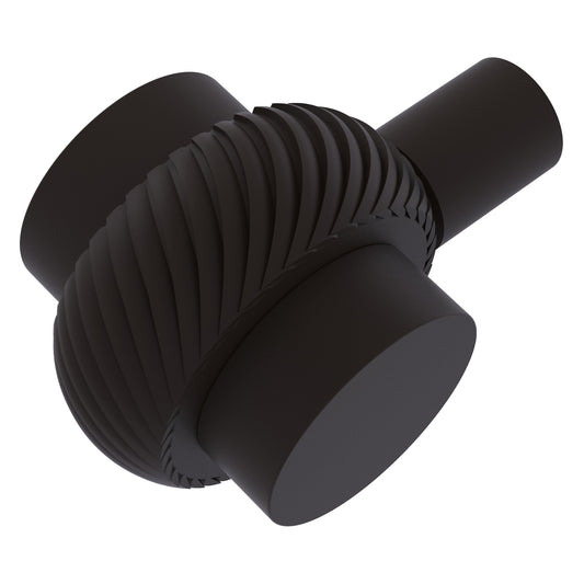 Allied Brass 102T 1.5" Oil Rubbed Bronze Solid Brass Cabinet Knob