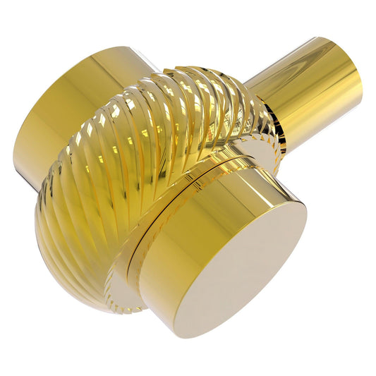 Allied Brass 102T 1.5" Polished Brass Solid Brass Cabinet Knob