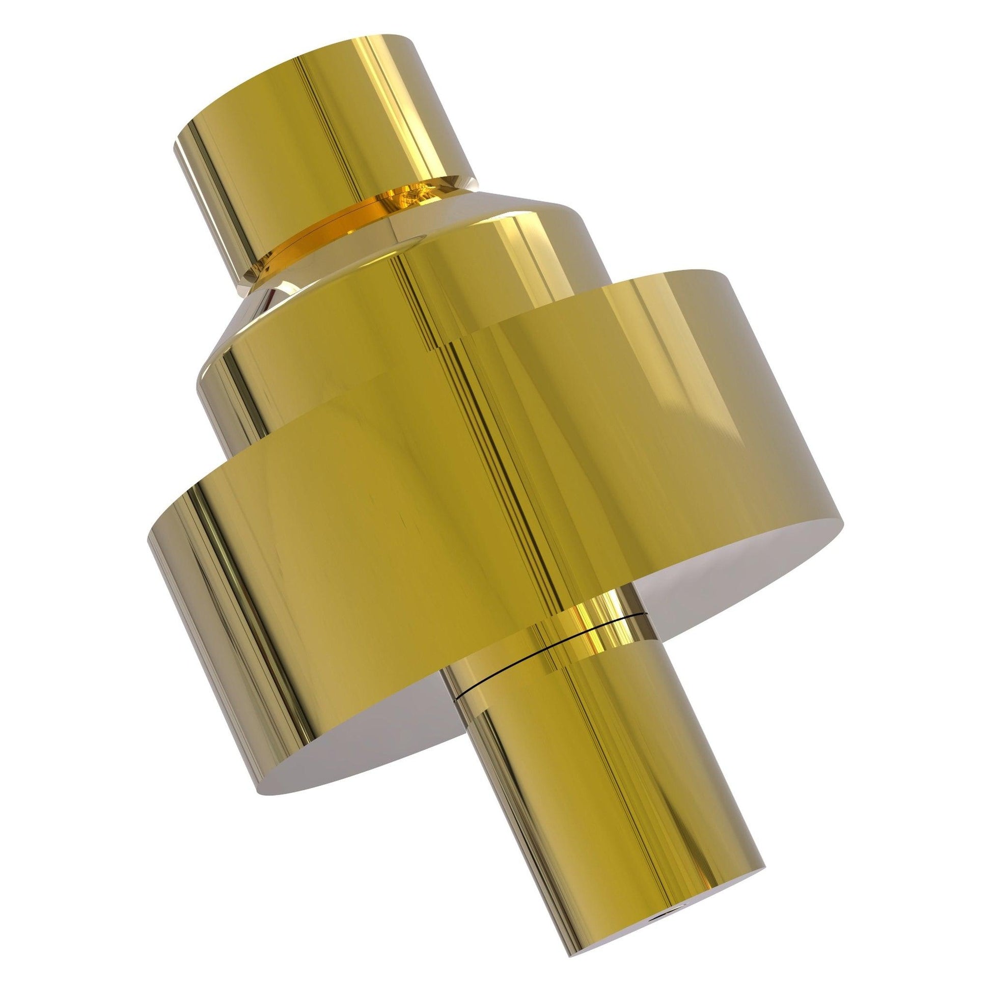Allied Brass 103 1.75" Polished Brass Solid Brass Cabinet Knob