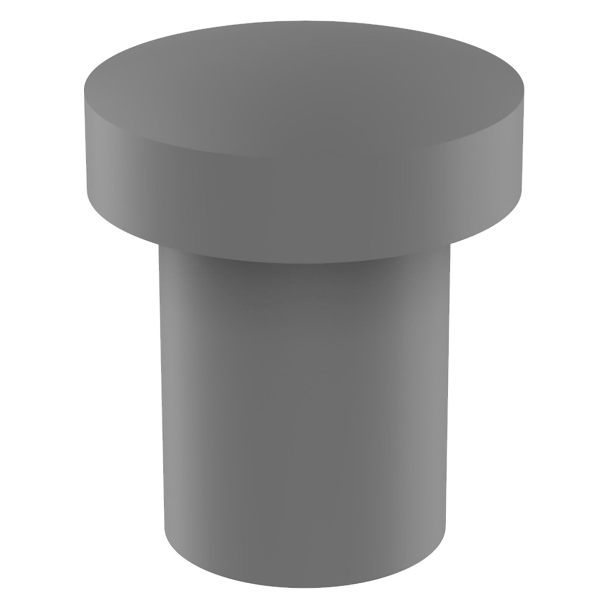 Allied Brass 105 0.75" Matte Gray Solid Brass Cabinet Knob