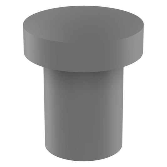 Allied Brass 105 0.75" Matte Gray Solid Brass Cabinet Knob