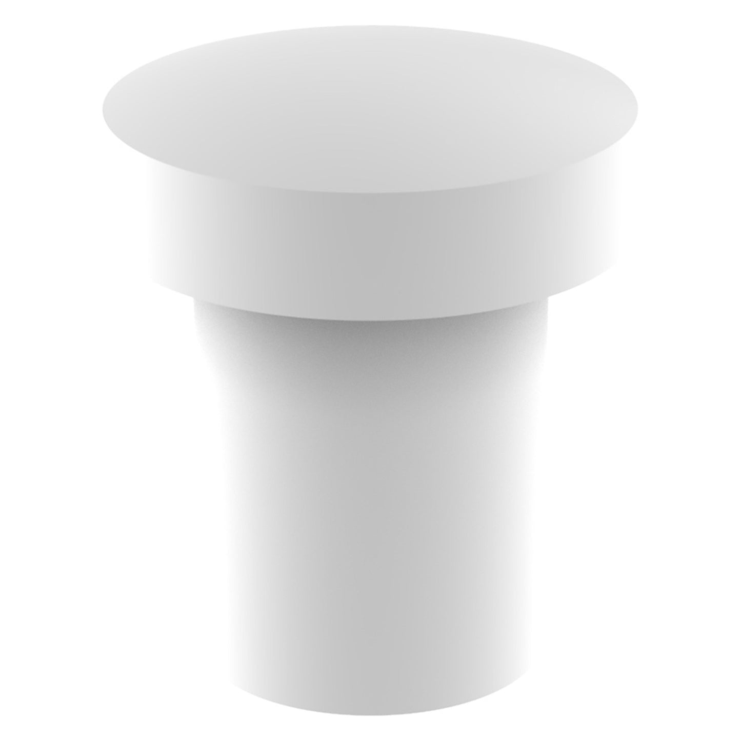 Allied Brass 105 0.75" Matte White Solid Brass Cabinet Knob