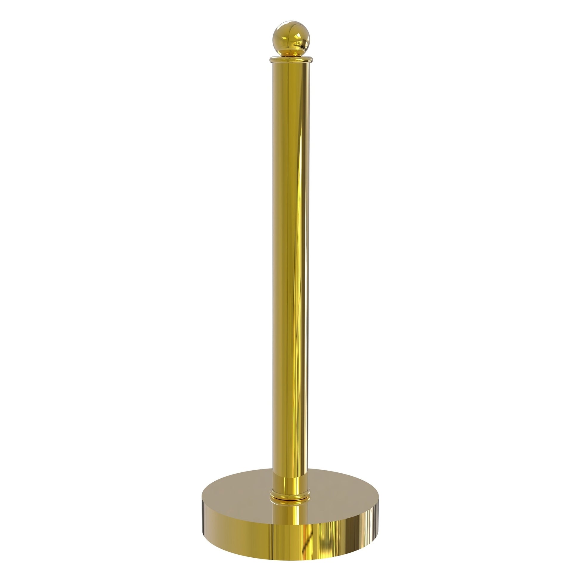 Allied Brass 1051 5" Polished Brass Solid Brass Paper Towel Holder