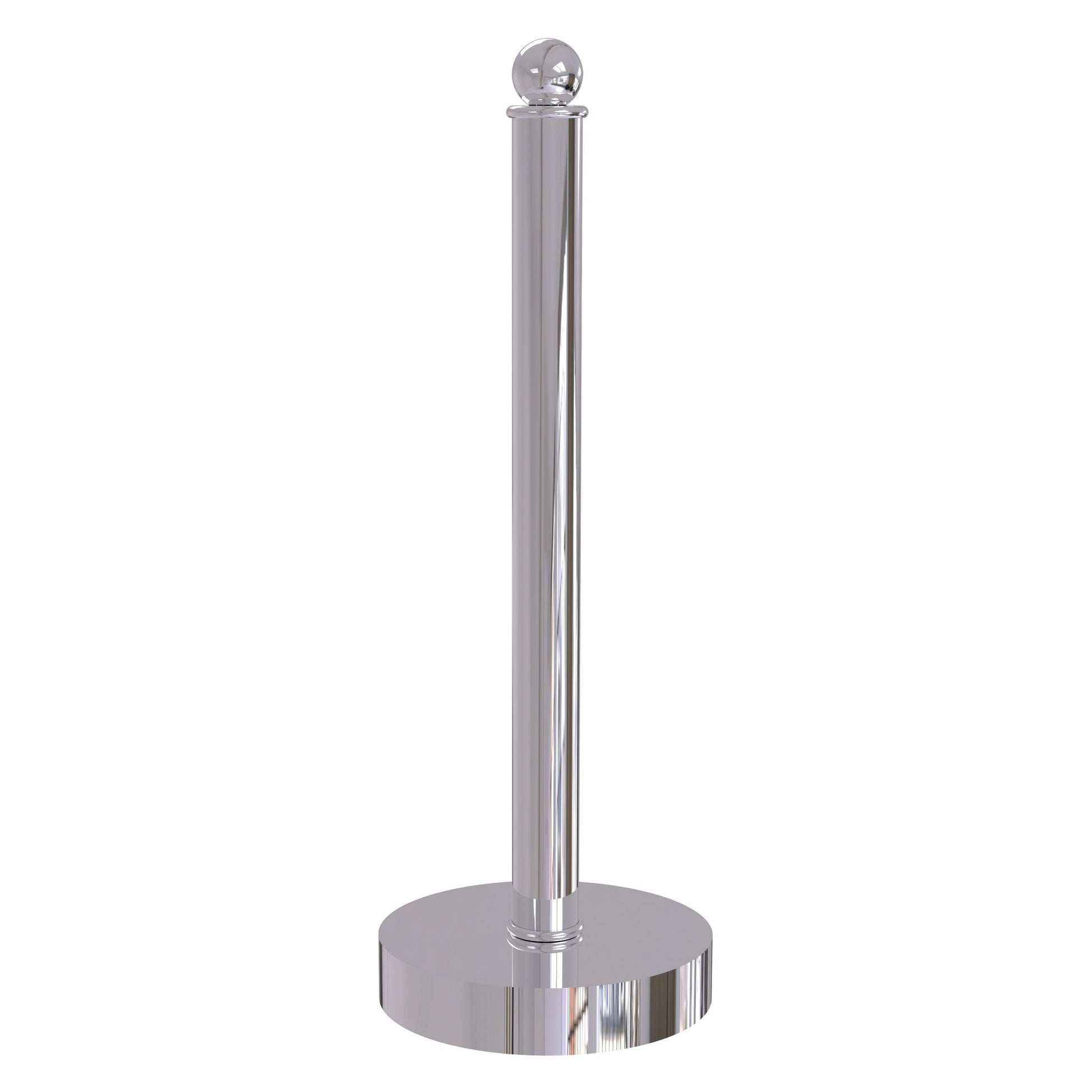 Allied Brass 1051 5" Polished Chrome Solid Brass Paper Towel Holder