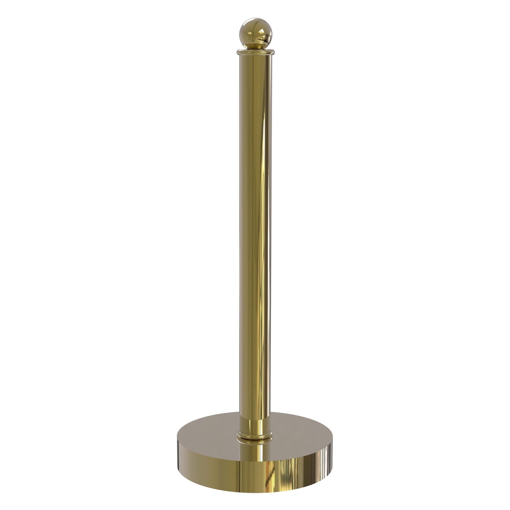 Allied Brass 1051 5" Unlacquered Brass Solid Brass Paper Towel Holder