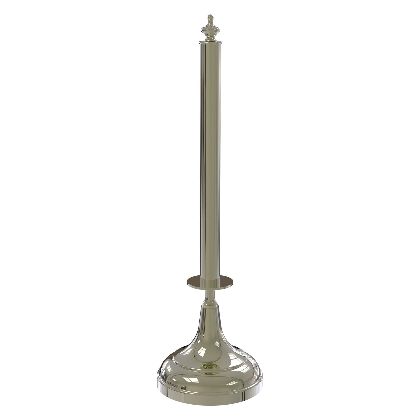 Allied Brass 1052 5.5" Polished Nickel Solid Brass Paper Towel Holder