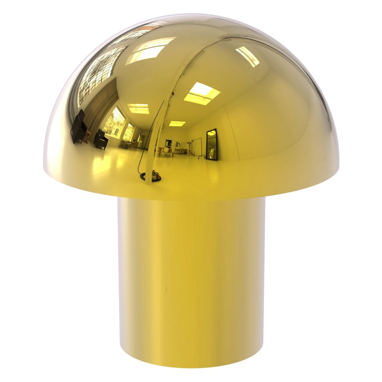 Allied Brass 106 1" Polished Brass Solid Brass Cabinet Knob