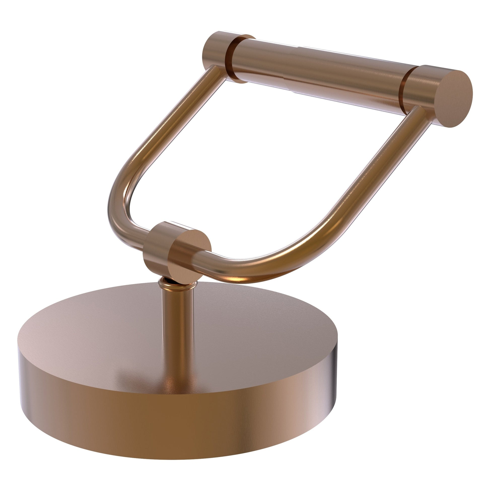 Allied Brass 1066 5.5" Brushed Bronze Solid Brass Toilet Paper Holder